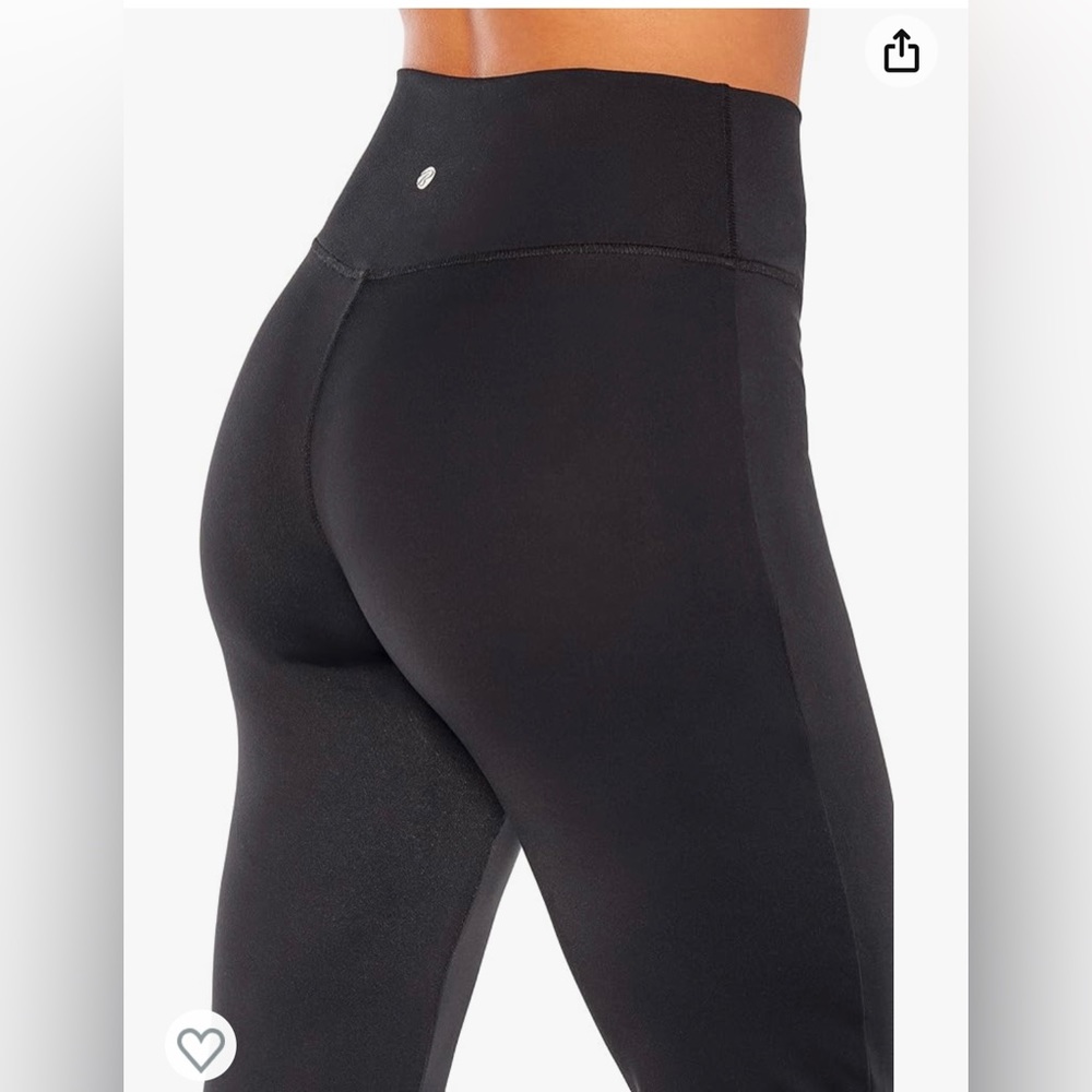 Bally Crossover Straight legged yoga pant, size medium. Black - Picture 4 of 6